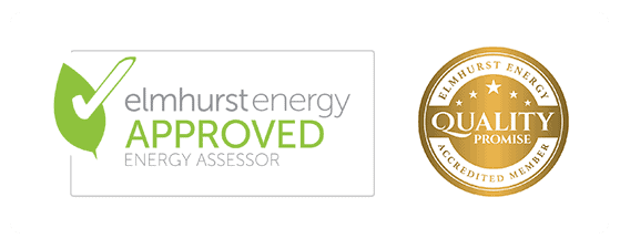 Elmhurst Energy approved energy assessor badge